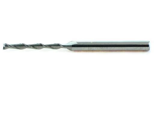 Frez VHM 2-piórowy 2mm L1=17mm PVC PLEXI DREWNO