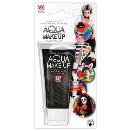 FARBA DO TWARZY I CIAŁA CZARNA MAKE UP