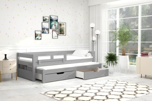 Łóżko podwójne FRANEK 200x90 + materace GRATIS