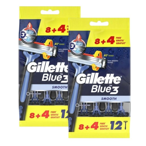 Maszynka jednorazowa do golenia Gillette Blue3 24 szt.
