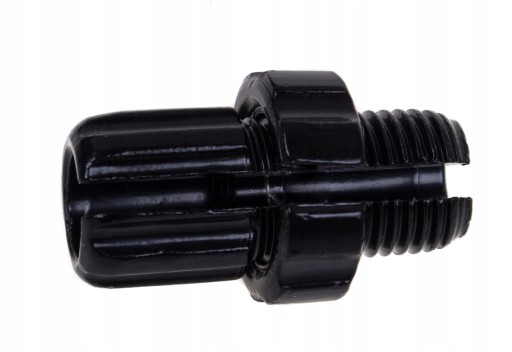 ŚRUBA REGULATOR DŹWIGNI HAMULCA M-10 ALU. CZARNA