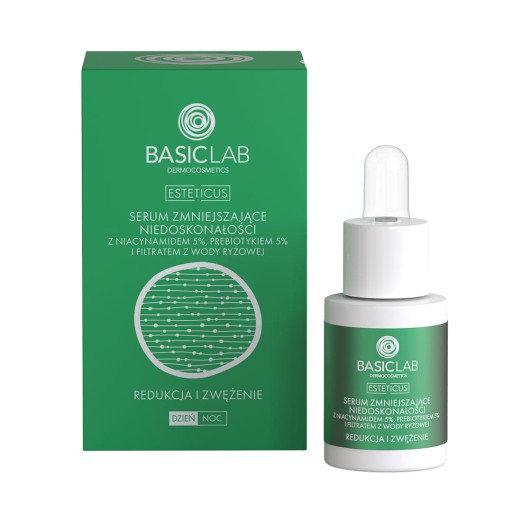 BASICLAB SERUM NIEDOSKONAŁOŚCI 5% NIACYNAMID 15ML