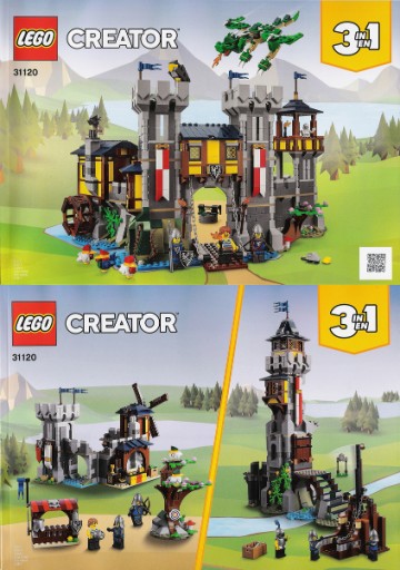 LEGO Instrukcja 31120-1 Medieval Castle