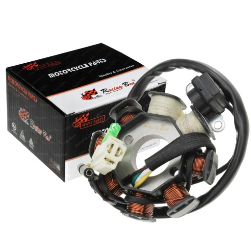 RACING BEE ISKROWNIK STATOR CEWKA ZAPŁON 4T GY6 5k