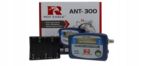 Miernik do ustawiania anten naziemnych ANT-300 DVB-T2 Red Eagle