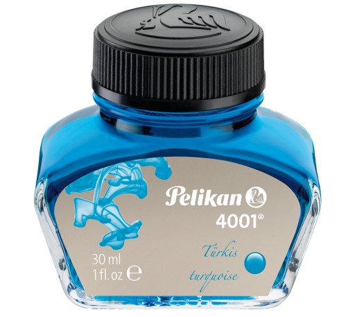 ATRAMENT 30 ML. PELIKAN TURKUSOWY