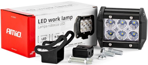 LAMPA ROBOCZA HALOGEN SZPERACZ 6xLED 95x77mm