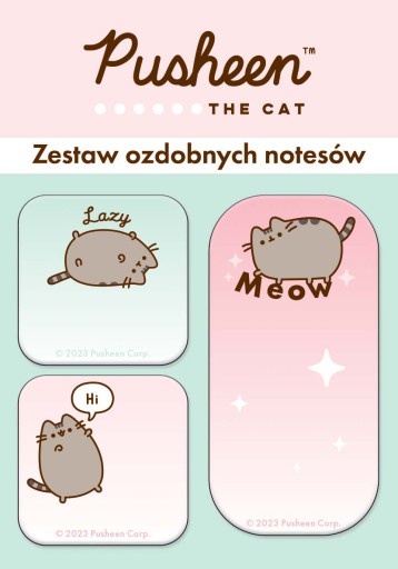 Zestaw notesików ozdobnych Pusheen The Cat St. Majewski