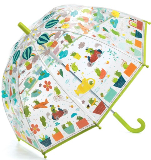 DJECO PARASOL PRZECIWDESZCZOWY PARASOLKA DDLA DZIECI PRZEZROCZYSTA