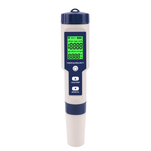 Homyl w podświetlanym wyświetlaczu LCD TDS PH Tester czystości wody, przewodności i zasolenia