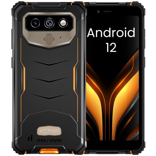 Smartfon HOTWAV T5 Pro 7500mAh 13MP Pomarańczowy