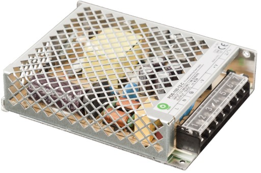 SOLIDNY ZASILACZ 12V DC 100W 8A DO TAŚM LED MODUŁOWY MONTAŻOWY SIATKOWY POS