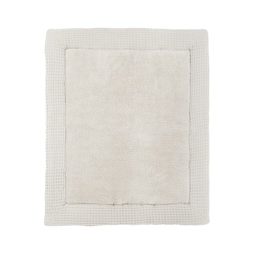 Meyco Baby Wafel Teddy mata do kojca - greige - 80x100cm