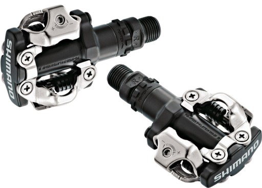 Pedały zatrzaskowe Shimano PD-M520 + Czarne Bloki