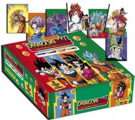 DRAGON BALL UNIVERSAL KARTY, BOX 18 SASZETEK (144 KARTY)