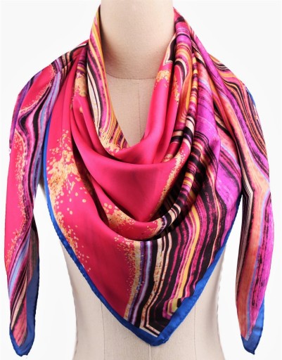 CHUSTA APASZKA DAMSKA GAWROSZKA BANDANA 90 x 90 CM