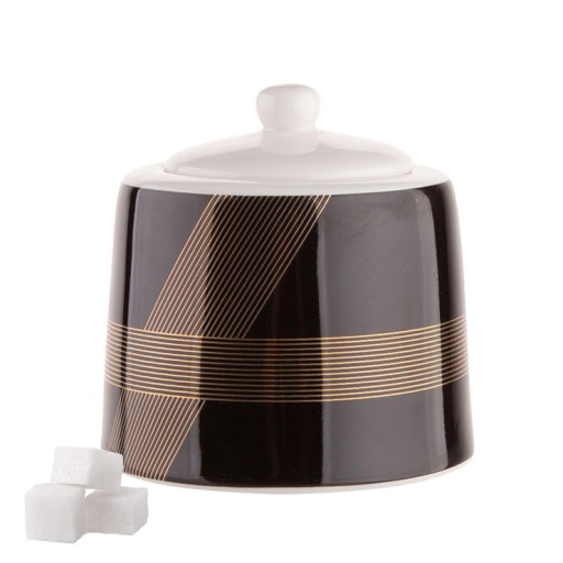 Cukierniczka PORCELNOWA cukiernica GLAMOUR GOLD
