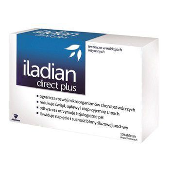 Iladian Direct Plus infekcje intymne 10 tabletek