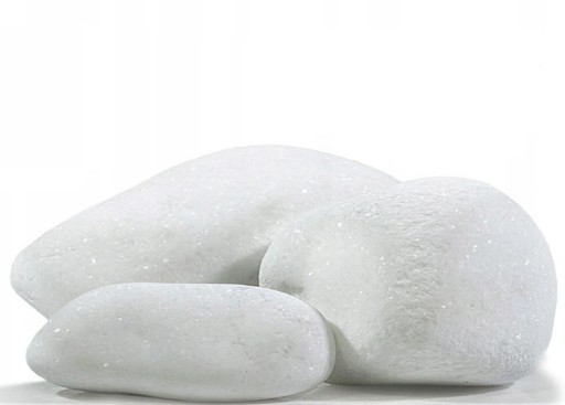kamień biały otoczak thassos grecki 10kg 8-13cm