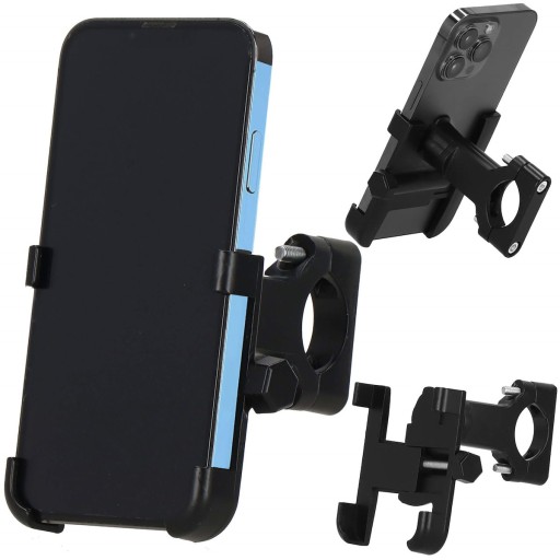 UCHWYT ROWEROWY NA TELEFON NA ROWER KIEROWNICĘ 360 ALU MOCNY DO ROWERU