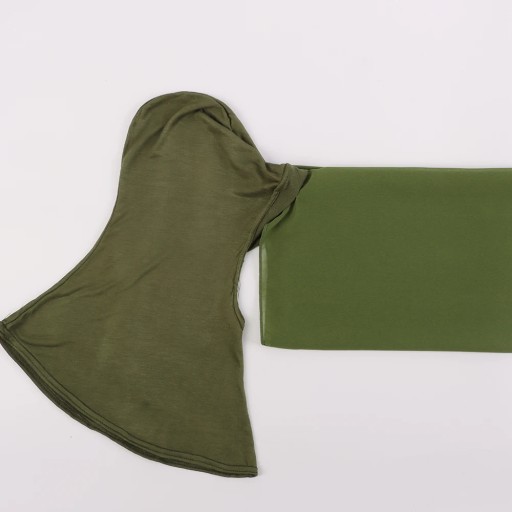 New Instant Hijab Muslim Women Heavy Chiffon Shawl With Elastic Jersey