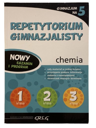 Chemia REPETYTORIUM ściąga klasa 7 8 opracowania