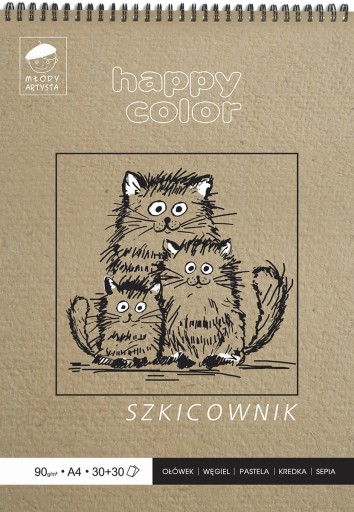 Szkicownik, blok szkicowy Młody Artysta - A4