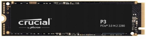 Dysk SSD Crucial P3 1TB M.2 2280 PCI-E x4 Gen3 NVMe CT1000P3SSD8