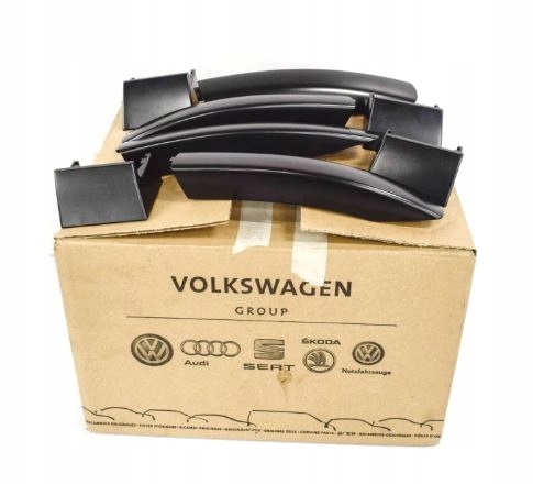 KOMPLET OSŁONY ZAŚLEPKI RELINGU VW CADDY 2011-