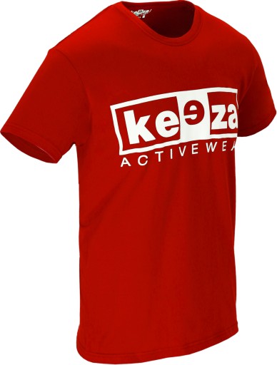 Koszulka bawełniana KEEZA czerwona r. XL
