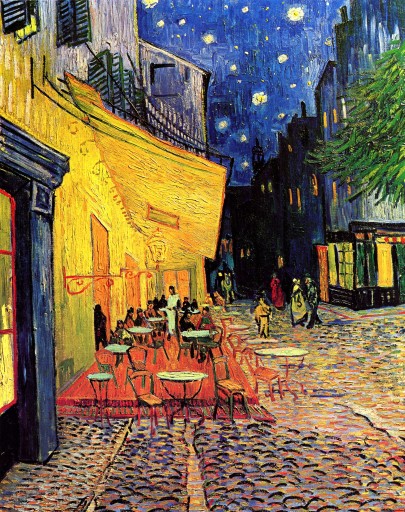 Reprodukcja Taras kawiarni w nocy V. Van Gogh