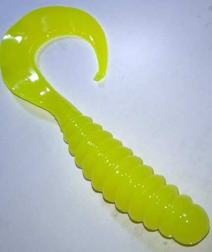 Manns Twister 7cm Żółty Fluo