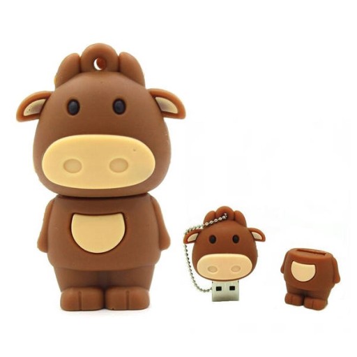 PENDRIVE USB SZYBKI FLASH DRIVE ULTRA PAMIĘĆ ZAWIESZKA PREZENT KROWA 64GB