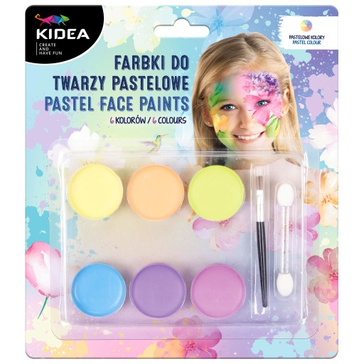 Farby do twarzy Kidea 6 szt.