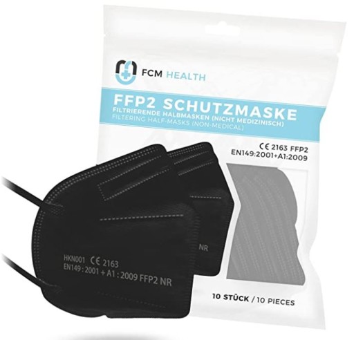 10x MASKA MASECZKA OCHRONNA FFP2 ANTYWIRUSOWA