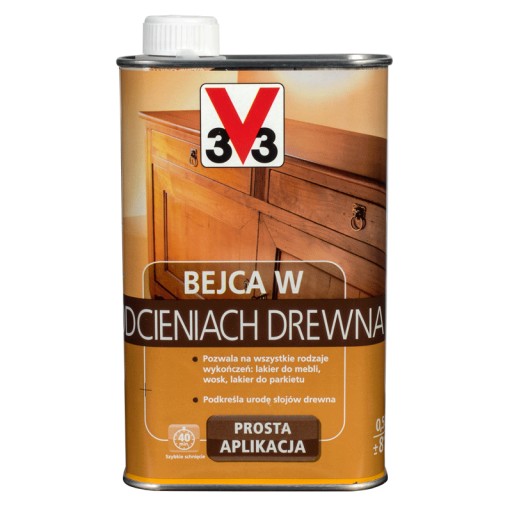 V33 BEJCA W ODCIENIACH DREWNA 0,5l HEBAN