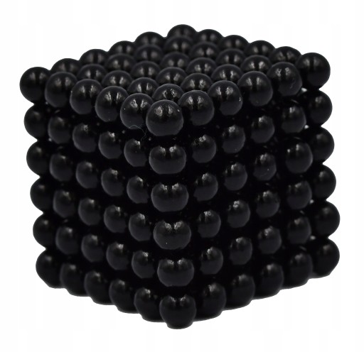 Kulki Magnetyczne NEOCUBE 5mm CZARNE 216szt Pakowane w 2 x BOX