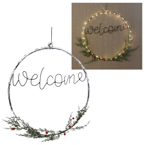 Wianek LED ”WELCOME