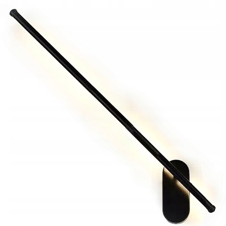 LAMPA KINKIET SALON LED NEUTRALNA 12W 92CM BLACK