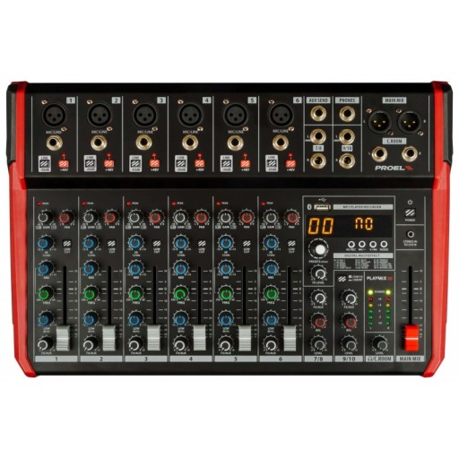 PROEL PLAYMIX10 MIKSER ANALOGOWY AUDIO
