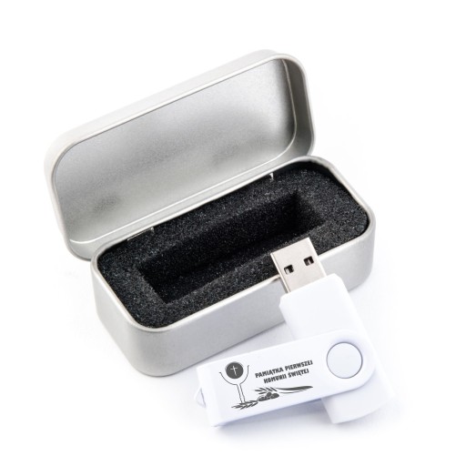Pendrive 32 GB USB 2.0 pudełko + GRAWER KOMUNIA