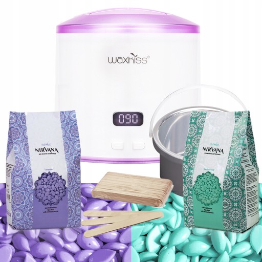 DEPILACJA PODGRZEWACZ + gratis 2x wosk szpatułki