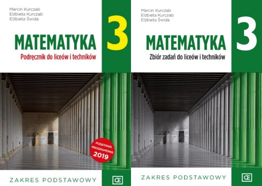 Matematyka 3 Pazdro KOMPLET podr + zadania PODST.