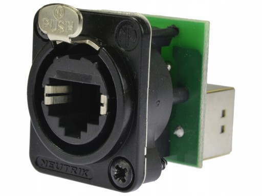 NEUTRIK NE8FDP-B gniazdo tablicowe RJ45 EtherCon