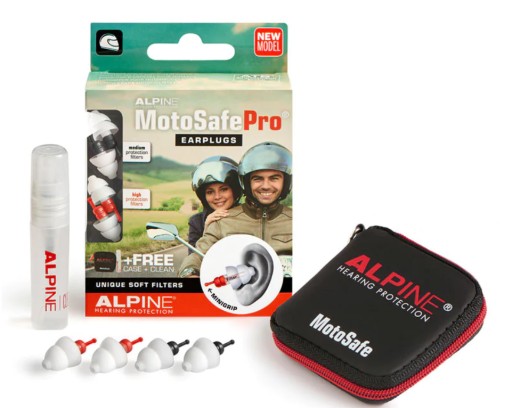 zatyczki stopery Alpine MotoSafe PRO motocyklowe