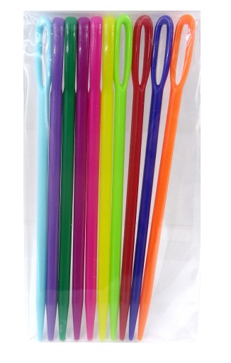 Igły plastikowe do wełny 73mm tępe 10szt 18440