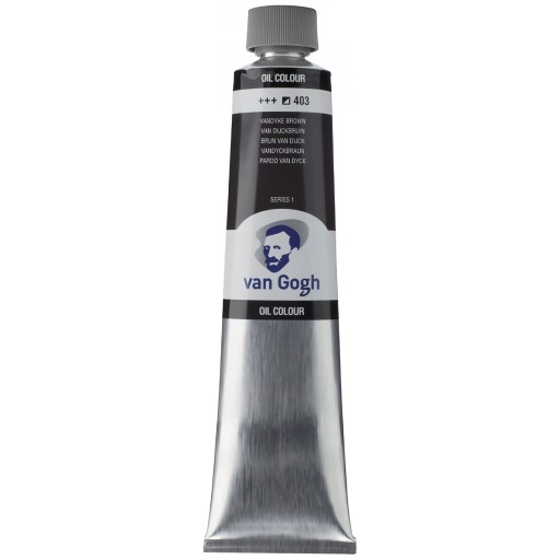 Farba olejna Talens Van Gogh 200ml brązowa Farby olejne profesjonalne