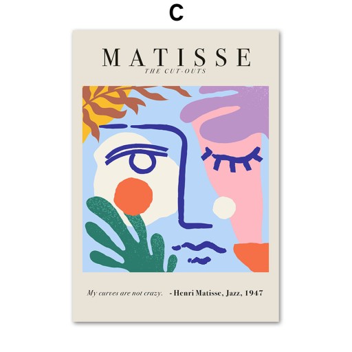 Colorful Matisse Face Goldfish Flower Market
