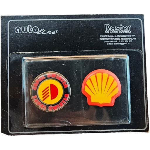 ZAPAL ŚWIATŁA NAKLEJKA ZESTAW RETRO