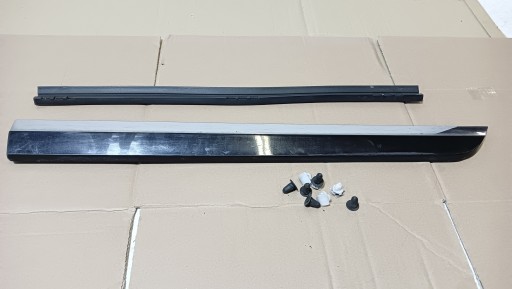 VW PASSAT B8 LISTWA DRZWI TYŁ LEWY CHROM DOLNA KOLOR LC9X 16R